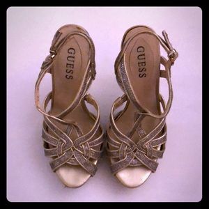 Guess platform heels